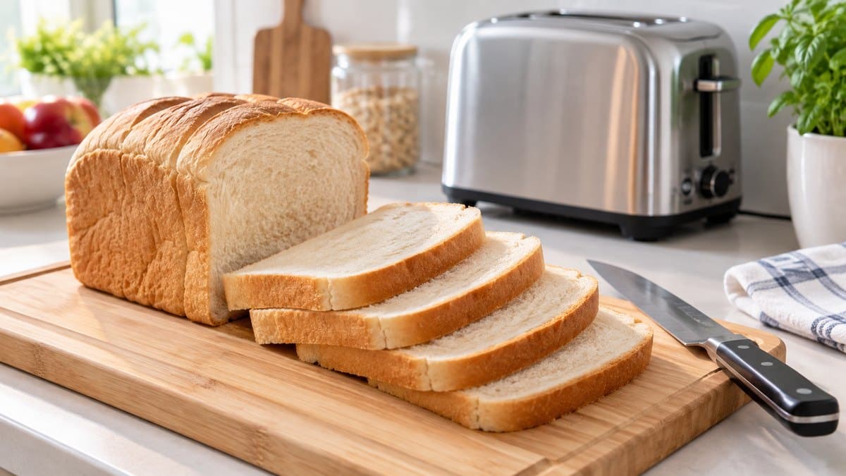 Photo culinaire illustrant : Pain de mie périmé : peut-on encore le manger ?