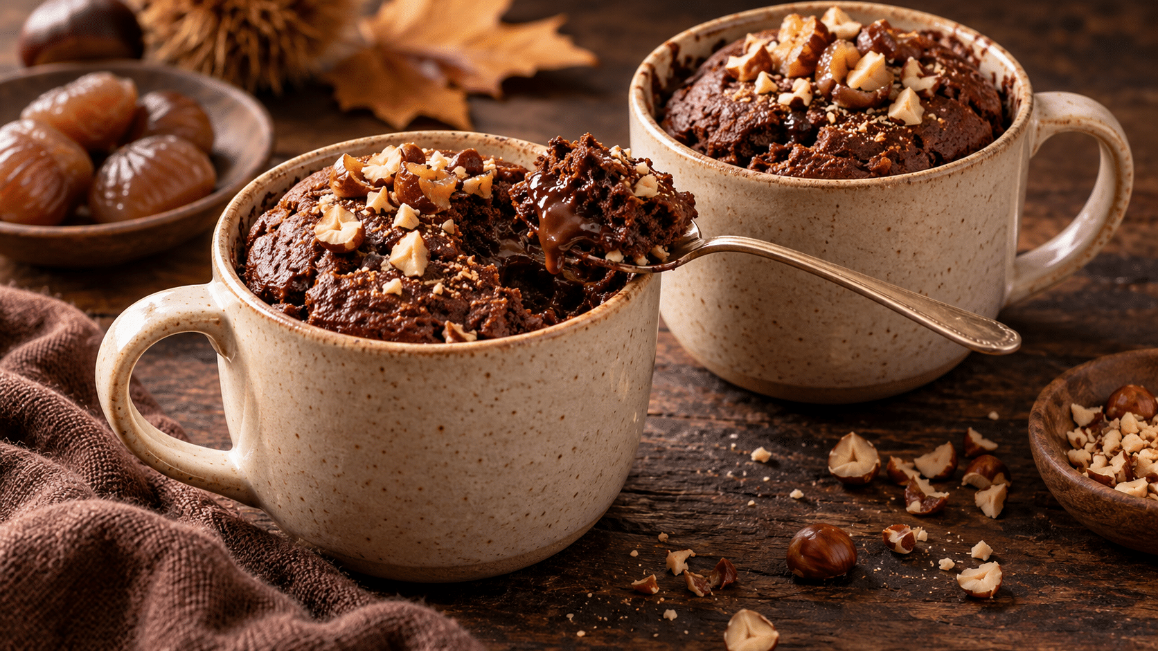 Pas de moule, presque pas de vaisselle : ce gâteau d’automne se cuit directement dans une tasse